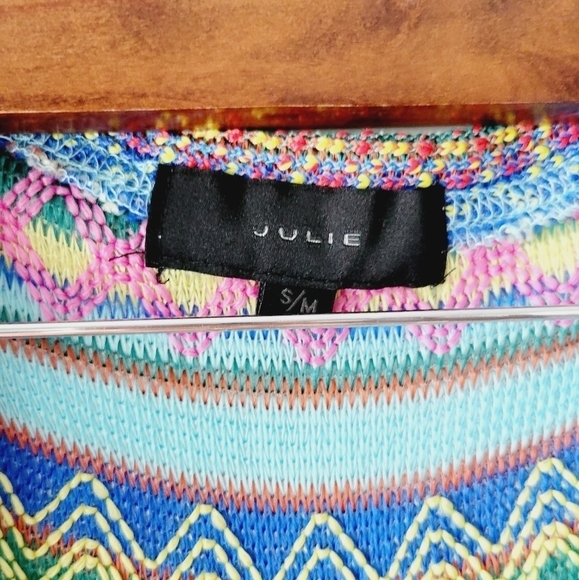 Julie boho colorful long sleeve‎ kimono size S/M - Picture 3 of 5